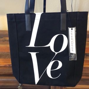 Michael Kors LOVE canvas tote